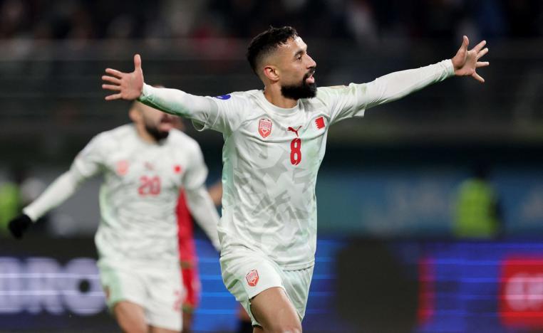 لاعب البحرين محمد مرهون يهدي بلاده نصرا تاريخيا 