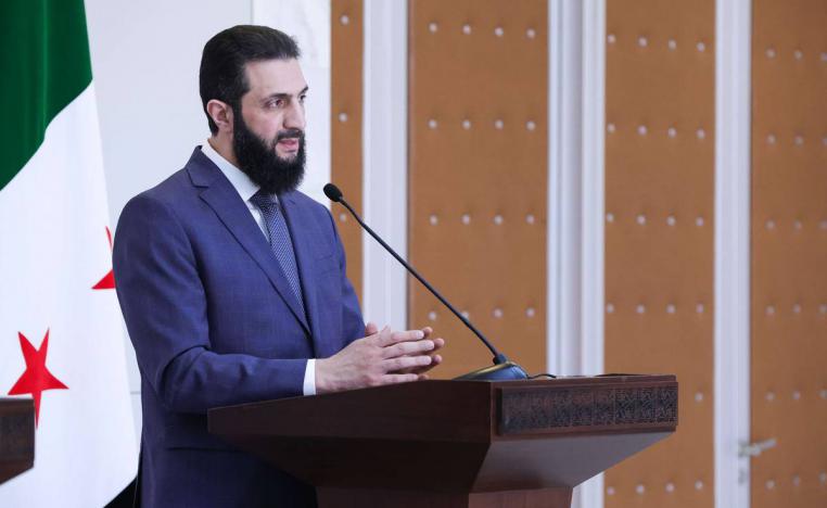 أحمد الشرع رئيس الإدارة السورية الجديدة