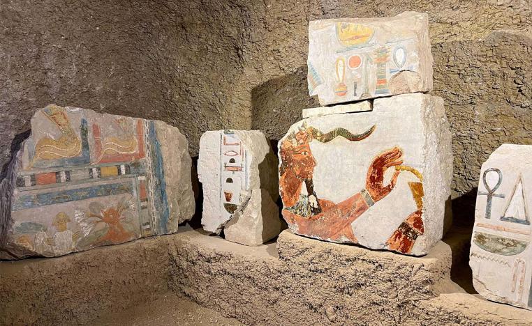 1,500 decorated blocks were uncovered