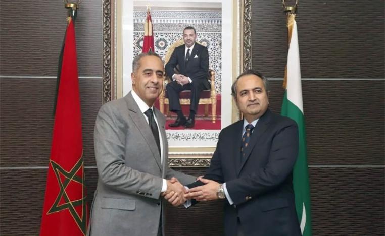 Hammouchi receiving Choudhry in Rabat