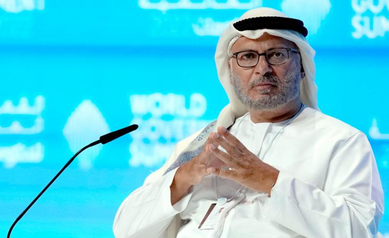 قرقاش يعتبر قرار حماس بشن الهجوم ضد اسرائيل مزق النسيج الإنساني والاجتماعي لسكان غزة