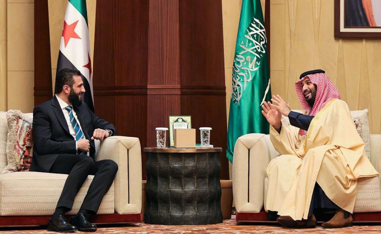 الشرع يلتقي في أول زيارة له للمملكة بولي العهد السعودي
