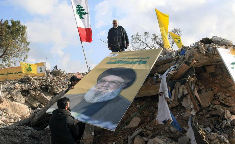 A grand funeral procession for Nasrallah