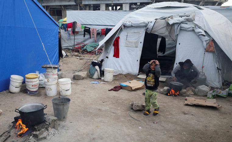 Most of Gaza's 2.3 million pre-war population displaced multiple times