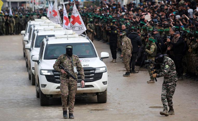 Hamas has made hostages appear on stage in front of crowds and sometimes speak before they were handed over