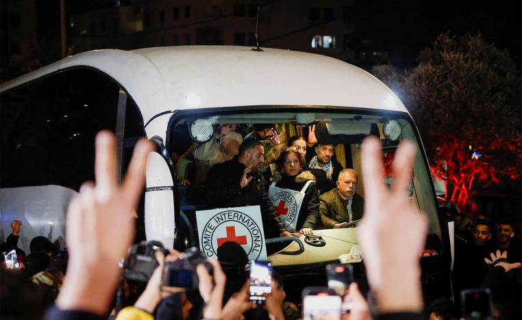 The final exchange comes after snags on Hamas ceremony