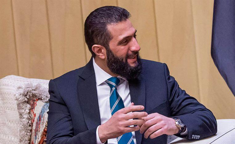 Sharaa said Syria would apply international norms on transitional periods