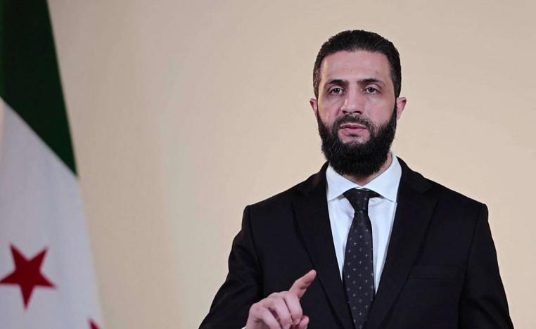 الشرع يتهم أطرافا لم يسمها بارتكاب عدة انتهاكات         