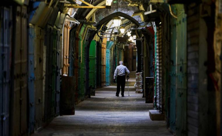 سوق القدس فاضية بلا متسوقين