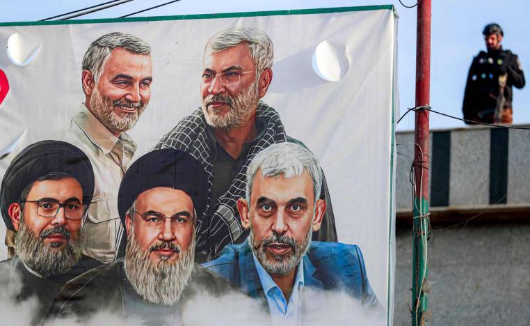 جدارية في بغداد على مقر للحشد الشعبي