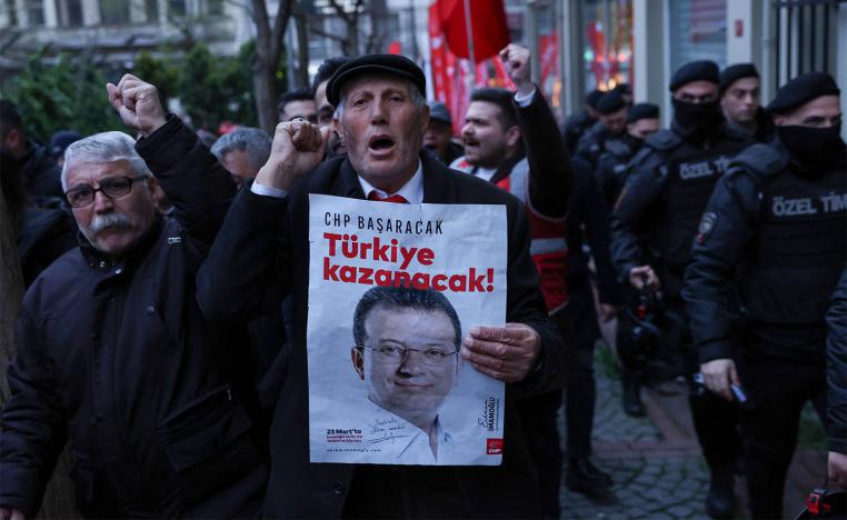 Protests against the arrest of Imamoglu continue