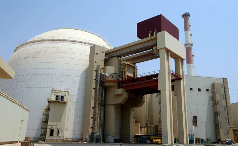 The reactor building at the Russian-built Bushehr nuclear power plant in southern Iran