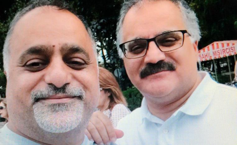 Haitham El-Zobaidi (R) with Muhannad El-Zobaidi