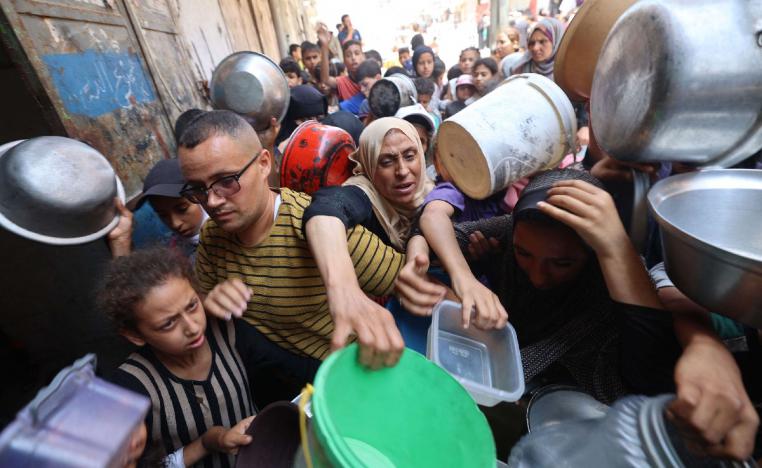 تجويع سكان غزة جريمة تبقى وصمة عار في جبين الانسانية