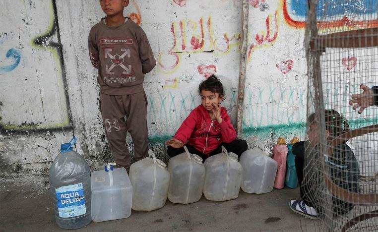 Struggling to get drinking water