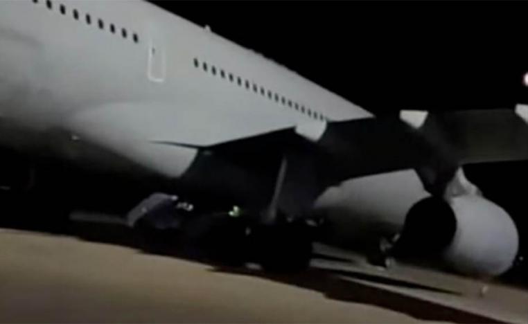 One of the damaged planes 