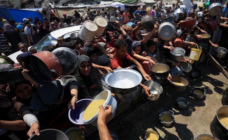 الجوع يفتك بسكان غزة