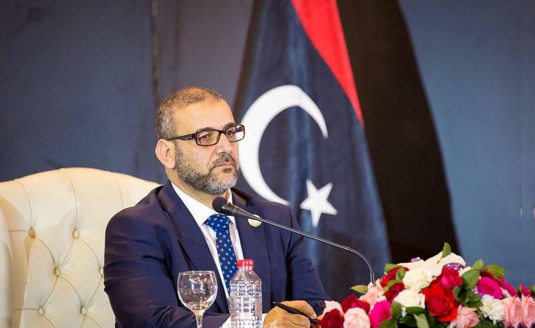 المشري يتهم قوى سياسية بمحاول  التأثير على اتفاقه مع عقيلة صالح على تشكيل حكومة جديدة