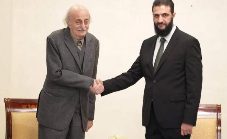 جنبلاط يتمتع بعلاقات طيبة مع الشرع