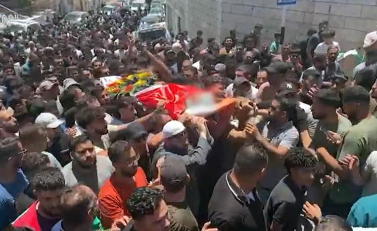 The funeral of Saif Musallet