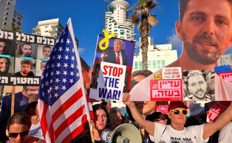 عائلات الرهائن الإسرائيليين تناشد ترامب بحلحلة الملف