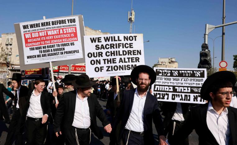 قرار اللجوء لتجنيد يهود من الخارج يأتي بعض رفض الحريديم المشاركة في حرب غزة