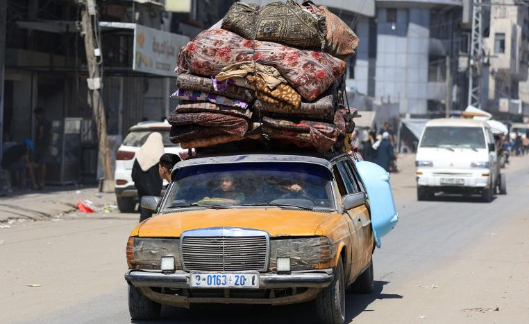 نزوح جديد على وقع القصف