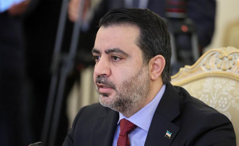 Syrian Foreign Minister Asaad al-Shibani 