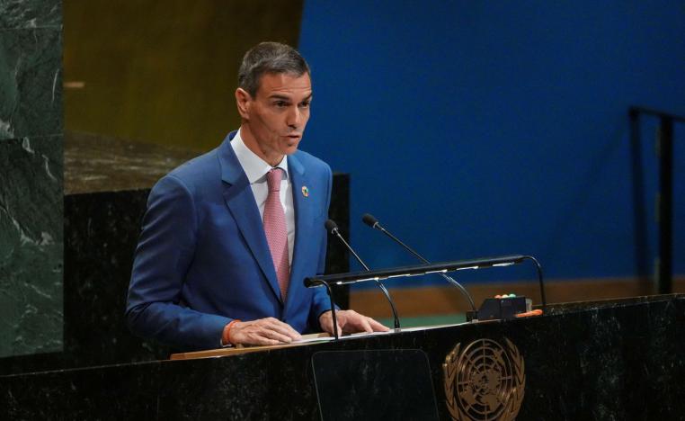 سانشيز له مواقف مشرفة في الدفاع عن حقوق الشعب الفلسطيني