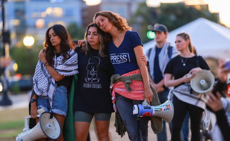 تضامن مع افلسطينيين في الولايات المتحدة