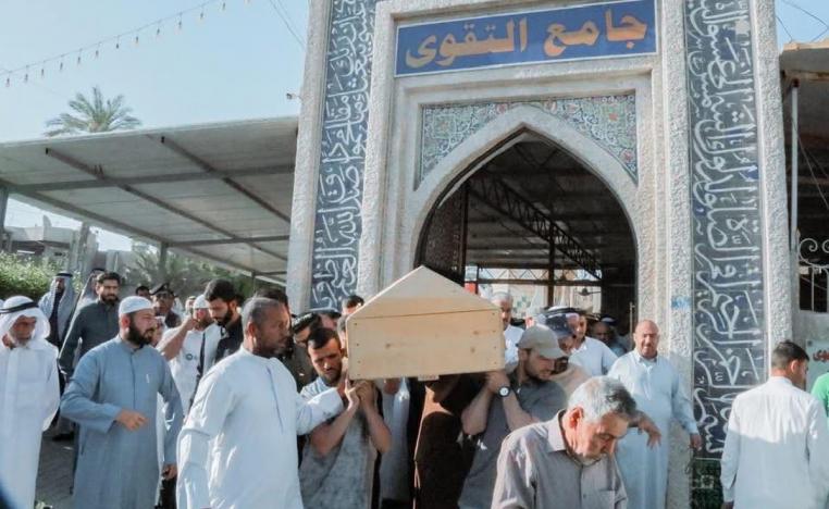  العديد من الأئمة ووجهاء بغداد شاركوا في تشييع القرغولي
