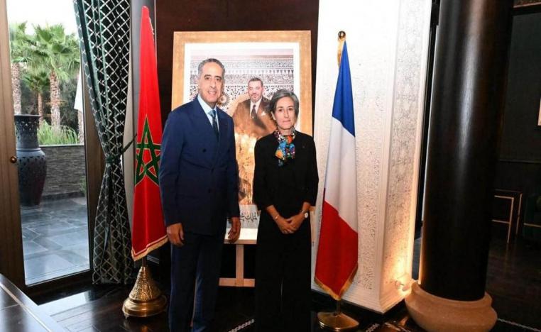 Hammouchi receiving Berthon in Rabat