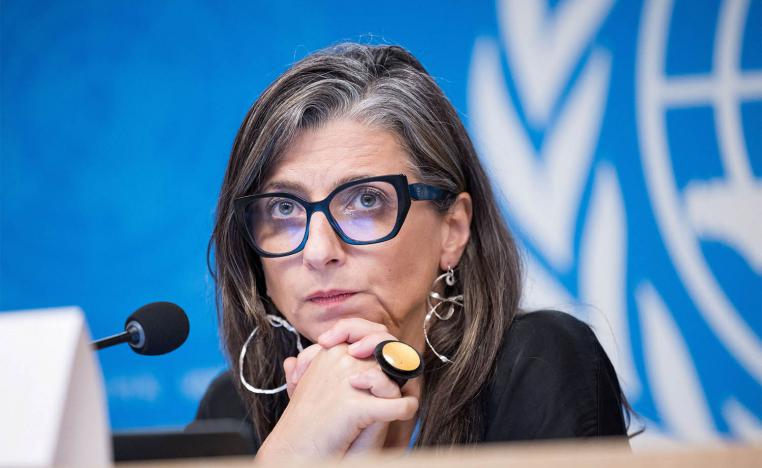 Albanese says the international community is complicit in the genocide in Gaza