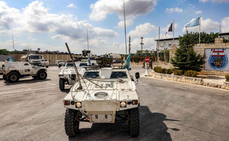 UNIFIL patrols Lebanon's southern border with Israel