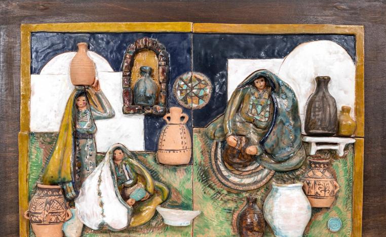 لوحة للفنانة فيرا تماري