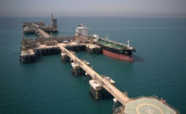 The Al-Zour oil Refinery, south of Kuwait City