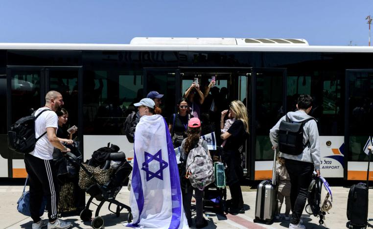 في أكتوبر 2023 شهدت اسرائيل قفزة حادة في مغادرة البلاد