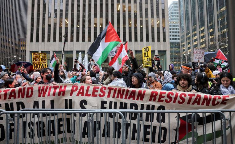 التضامن مع غزة دفع بالآلاف من العرب الأميركيين إلى الشوراع 
