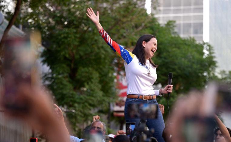 ماتشادو دعت مرارا لتدخل عسكري في بلادها