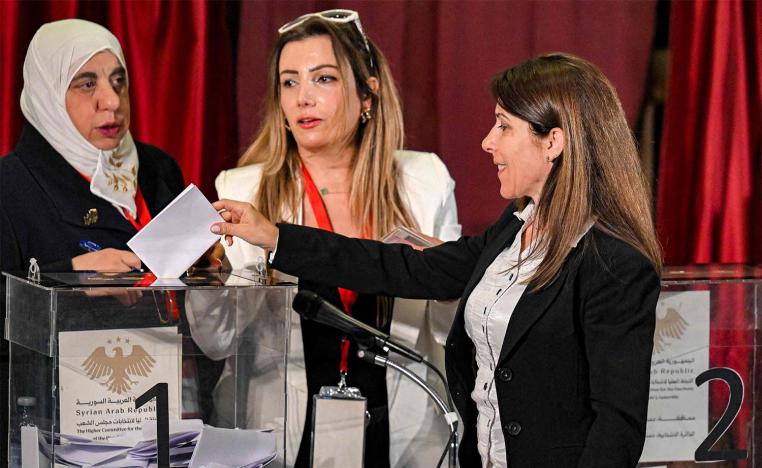 One of the election observers described the new parliament as overwhelmingly Sunni Muslim and male