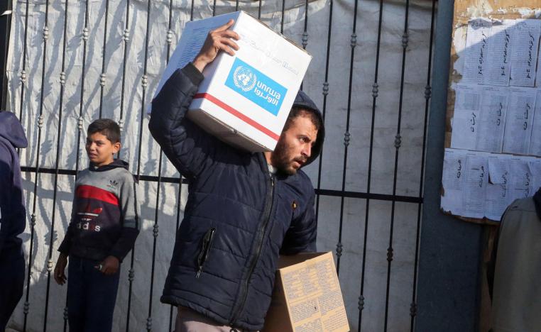 مساعدات الأونروا لا يستطيعون الاستغناء عن مساعدات الأونروا 