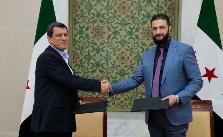 الشرع يطالب بأن  تتحمل الدولة السورية وحدها مسؤولية حماية أراضيها 