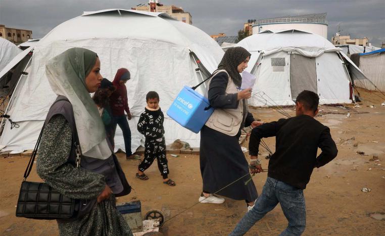 UNICEF launched the first of three rounds of catch-up immunisations on Sunday