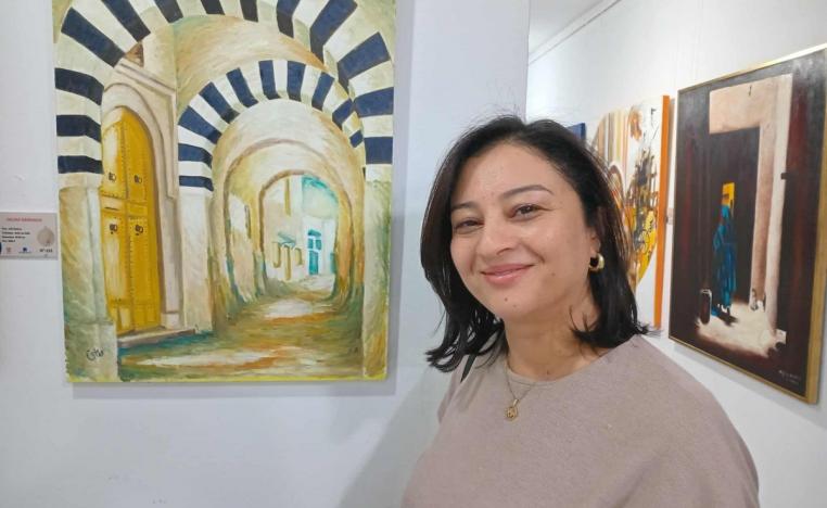 الرسامة أميرة الذوادي