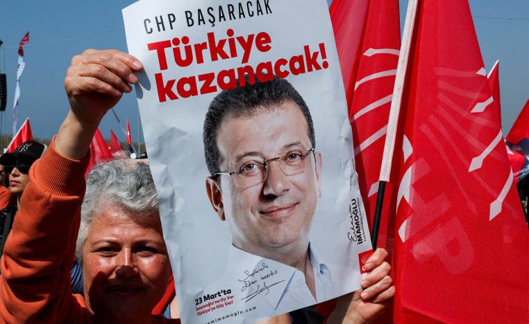 The Istanbul prosecutor asked a higher court to consider shutting down Imamoglu's main opposition Republican People's Party 