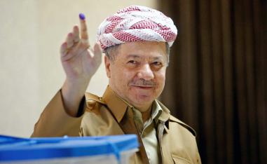 Former Iraqi Kurdistan region President Masoud Barzani
