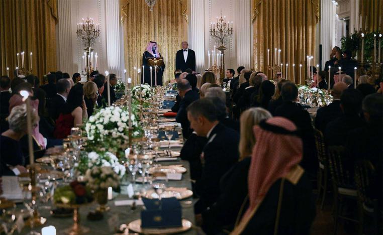 Prince bin Salman says his country promises to boost US investment to $1 trillion