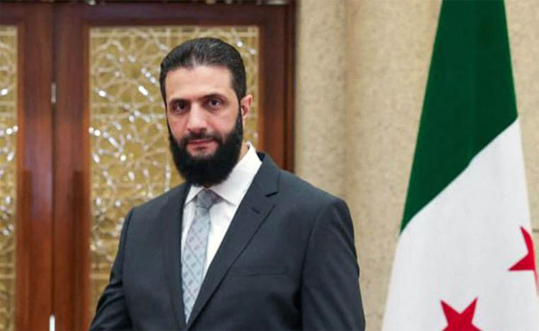 Syrian President Ahmed al-Sharaa