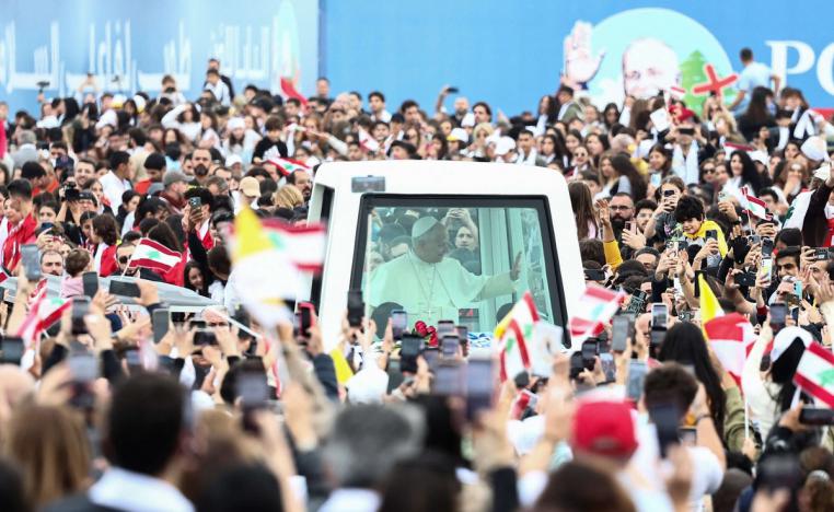 زيارة البابا الى لبنان حظيت بمتابعة اعلامية كبيرة