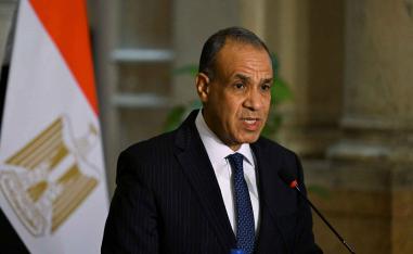 Egyptian Foreign Minister Badr Abdelatty speaks during a news conference in Cairo, Egypt September 6, 2025. 